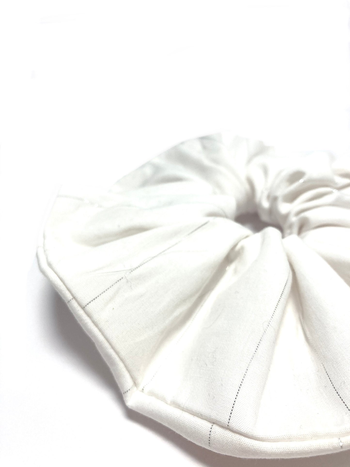 White wedding scrunchie