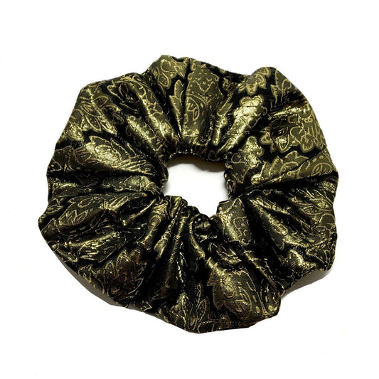 Gold large scrunchie
