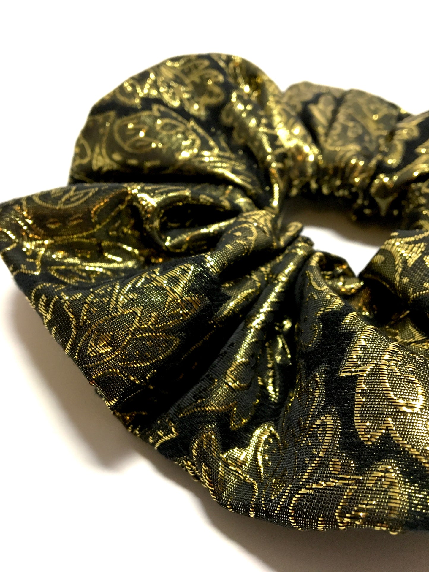 Gold large scrunchie