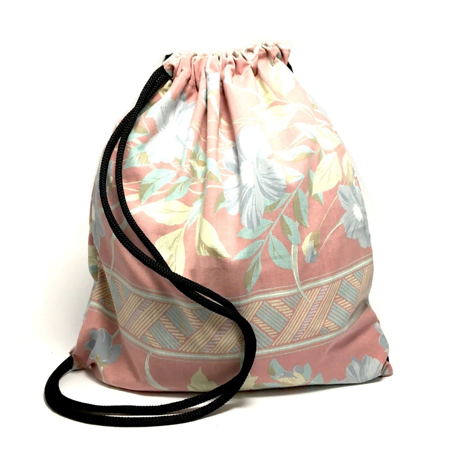 Hadmade floral backpack