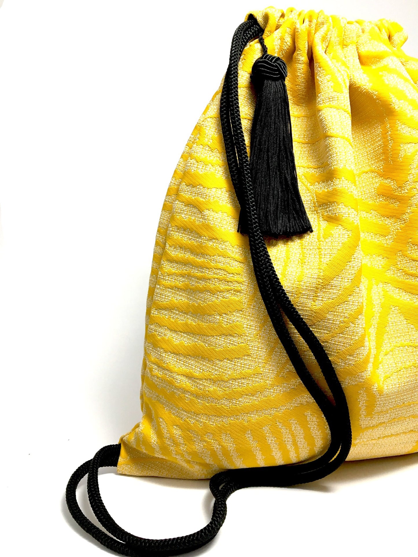 Large yellow backpack