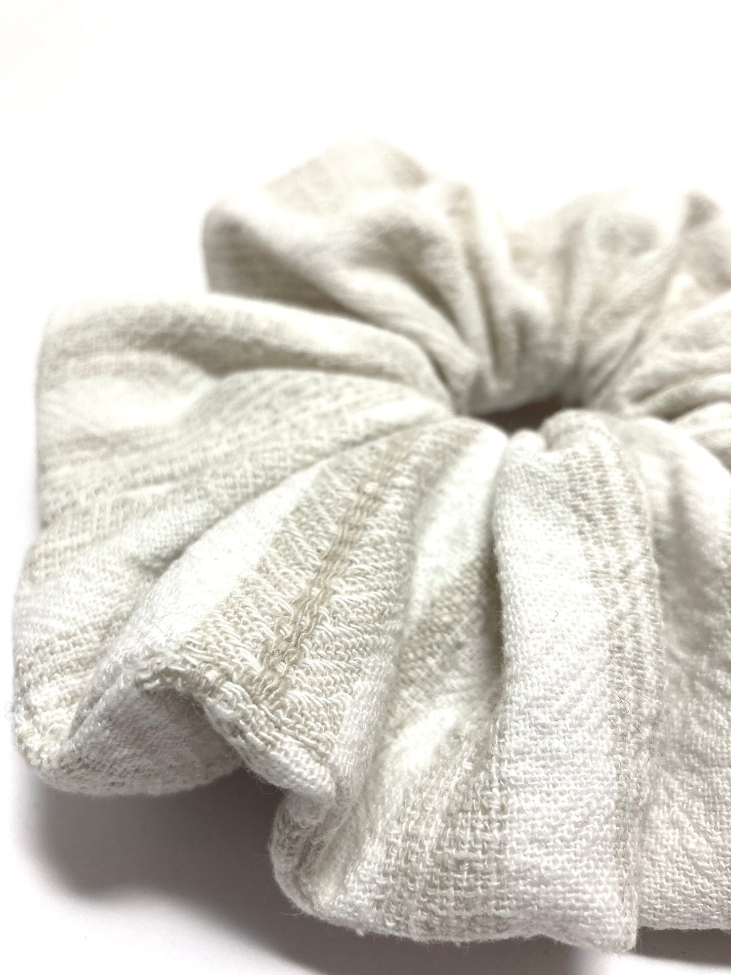 Linen scrunchie